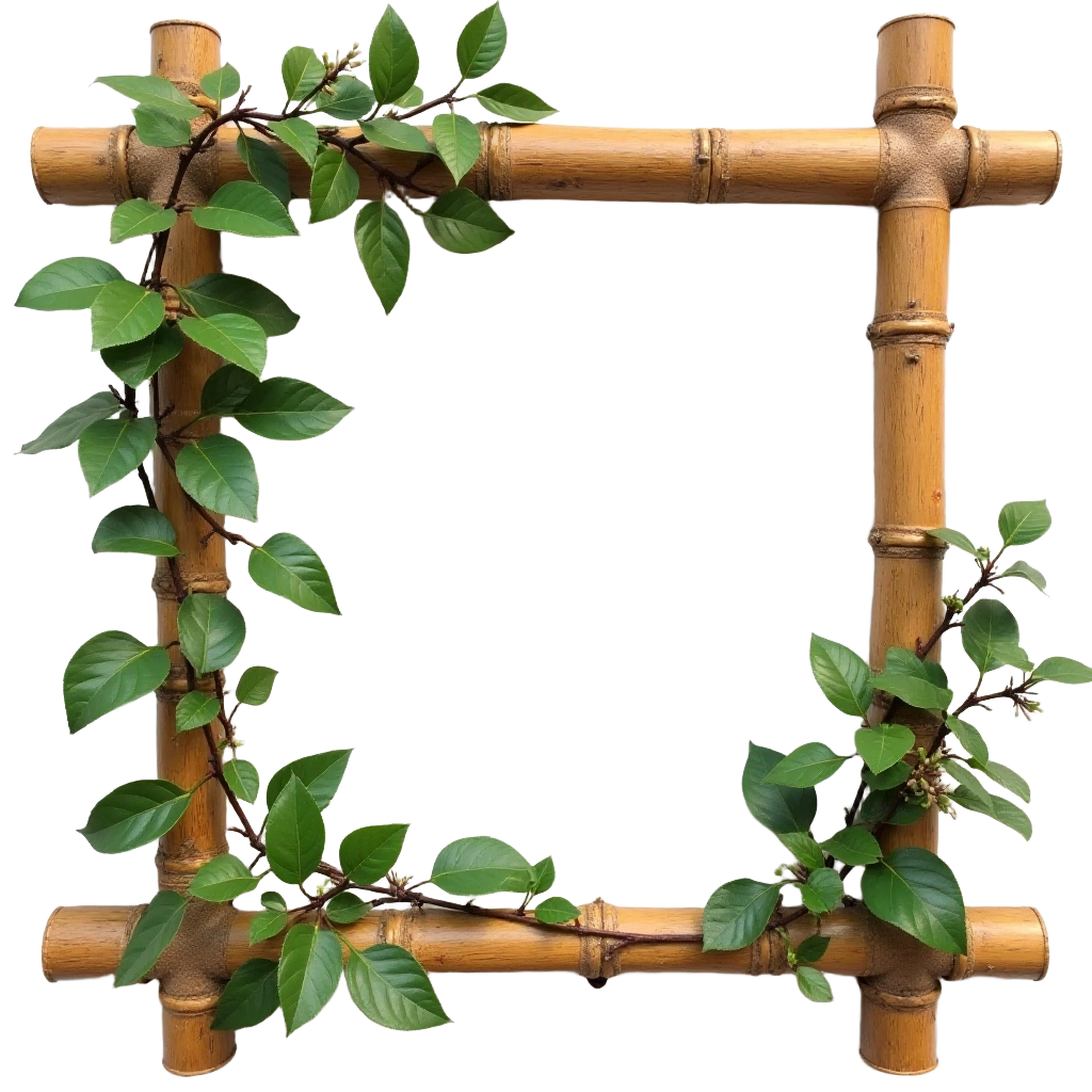 Bamboo and Ivy Frame